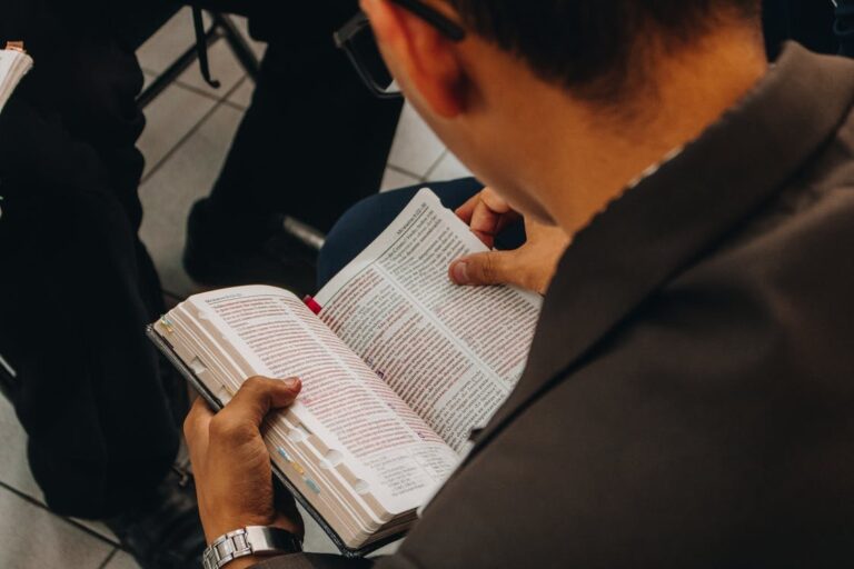 You make room for Him and His Word in your daily schedule